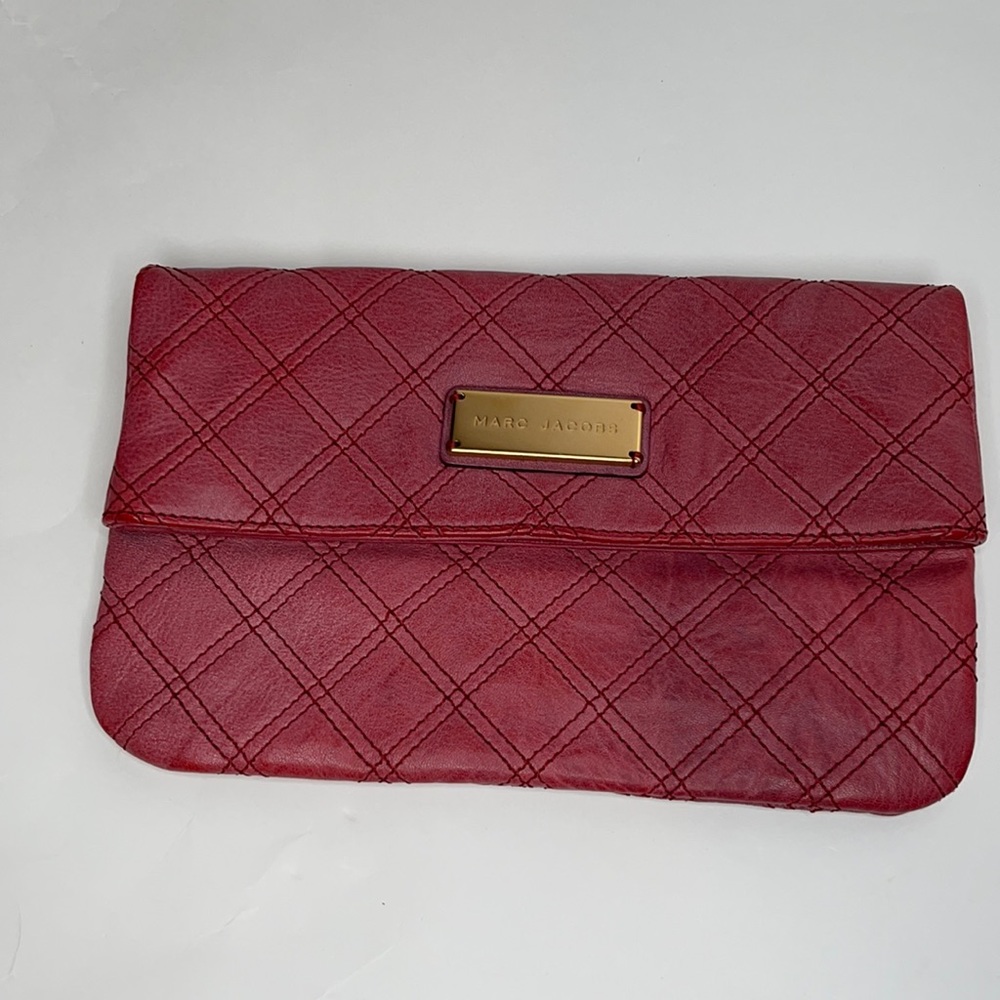 MARC JACOBS Rose Quilted Leather Eugenie Clutch